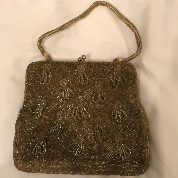 Handbags - Vintage beaded evening bag